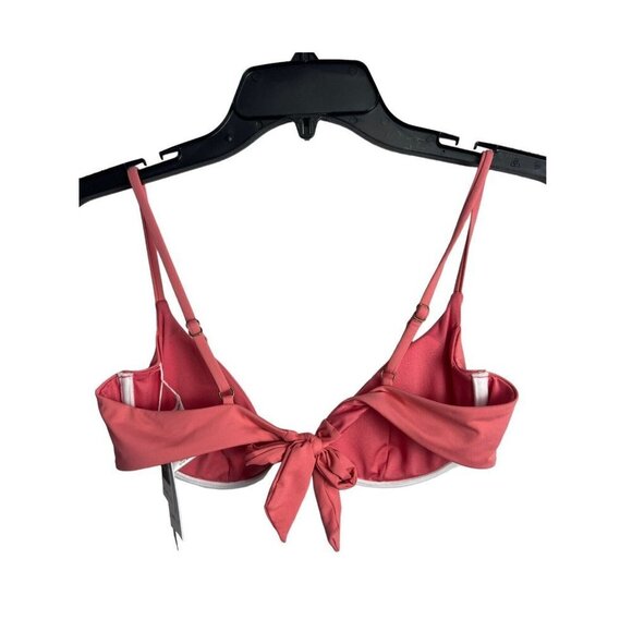 O’Neill Saltwater Solids Seville Underwire Bikini top Medium D Cup Pink NWT - Picture 5 of 6